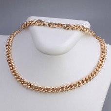 Ланцюжок XР. Позолота 18К. Довжина: 60 см. Ширина: 5 мм.