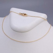 Ланцюжок XР. Позолота 18К. Довжина: 44.5 см. Ширина: 1 мм.