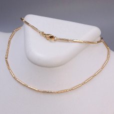 Ланцюжок XР. Позолота 18К. Довжина: 44.5 см. Ширина: 1 мм.