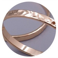 Сережки-кільця XР. Позолота 18К. Діаметр: 40 мм. Товщина: 4 мм.
