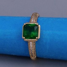 Каблучка XР. Позолота 18К. Камені: циркон. Є: 19р