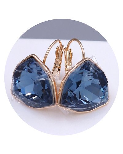 Сережки XР. Позолота 18К. Камені: Swarovski. Довжина: 20 мм. Ширина: 18 мм.