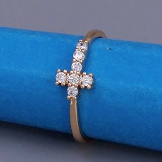 Каблучка XР. Позолота 18К. Камені: циркон. Є: 19р
