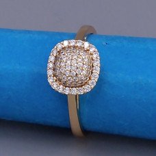 Каблучка XР. Позолота 18К. Камені: циркон. Є: 19р 20р
