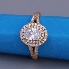 Каблучка XР. Позолота 18К. Камені: циркон. Є: 16р