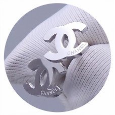 Сережки-гвоздики Stainless Steel. Сталь. Родій. Довжина: 11 мм. Ширина: 7 мм.