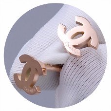 Сережки-гвоздики Stainless Steel. Сталь. Позолота ЧВ. Довжина: 11 мм. Ширина: 7 мм.
