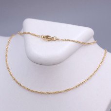Ланцюжок XР. Позолота 18К. Довжина: 60 см. Ширина: 2 мм.