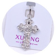 Крестик XР. Родий. Длина: 29 мм Ширина: 15 мм