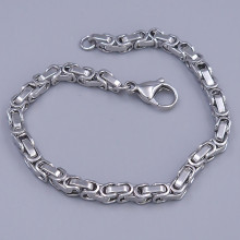 Браслет Stainless Steel. Сталь. Родій. Довжина: 19 см. Ширина: 5 мм.