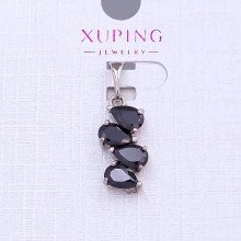 Кулон XР. Родій. Камені: циркон. Довжина: 23 мм. Ширина: 7 мм.