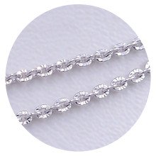 Ланцюжок Stainless Steel. Сталь. Родій. Довжина: 60 см. Ширина: 2.5 мм.
