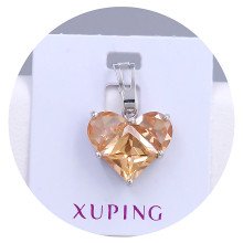 Кулон XР. Родій. Камені: циркон. Довжина: 21 мм. Ширина: 14 мм.