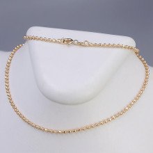 Ланцюжок XР. Позолота 18К. Довжина: 45 см. Ширина: 2 мм.