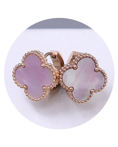 Сережки Stainless Steel з емаллю. Сталь. Позолота ЧВ. Діаметр: 13 мм. Ширина: 16 мм.