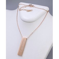Ланцюжок із кулоном Stainless Steel. Сталь. Позолота ЧВ. Довжина ланцюжка: 40-45 см.