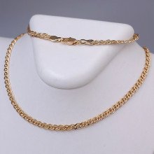 Ланцюжок XР. Позолота 18К. Довжина: 49.5 см. Ширина: 4 мм.