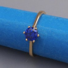Каблучка XР. Позолота 18К. Камені: циркон. Є: 17р 20р