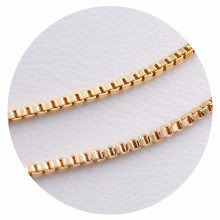 Ланцюжок TSATSA. Позолота 18К. Довжина: 50.5 см. Ширина: 1 мм
