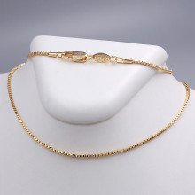 Ланцюжок TSATSA. Позолота 18К. Довжина: 50.5 см. Ширина: 1 мм