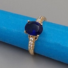 Каблучка XР. Позолота 18К. Камені: циркон. Є: 16р 17р