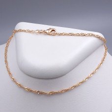 Ланцюжок TSATSA. Мед. золото ЧВ. Довжина: 37.5 см. Ширина: 2 мм