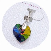 Кулон ХР. Родій. Камені: Swarovski. Довжина: 23 мм. Ширина: 14 мм.