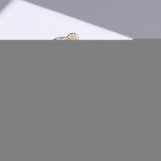 Сережки ХР. Позолота 18К. Камені: білий циркон. Довжина: 16 мм. Ширина: 7 мм.