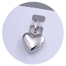Кулон XР. Родій. Довжина: 16 мм. Ширина: 10 мм.