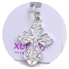 Хрестик XР. Родій. Довжина: 30 мм. Ширина: 18 мм.
