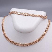 Ланцюжок XР. Позолота ЧВ. Довжина: 59 см Ширина: 4 мм