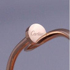 Жорсткий браслет Stainless Steel. Сталь. Позолота ЧВ. Діаметр: 68 мм.