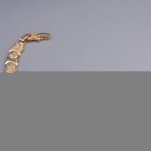 Браслет ХР. Позолота 18К. Камені: білий циркон. Довжина: 17.5-19 см. Ширина: 10 мм.