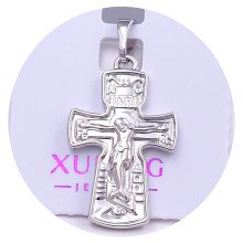 Хрестик XР. Родій. Довжина: 29 мм. Ширина: 15 мм.