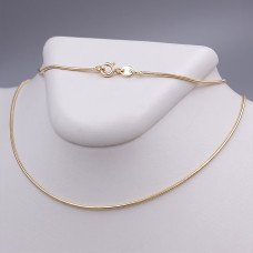 Ланцюжок XР. Позолота 18К. Довжина: 55 см. Ширина: 1 мм. Круглий снейк