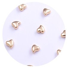 Сережки-гвоздики XР. Мед. золото 18К. Діаметр: 4 мм. 12 пар (упаковка)