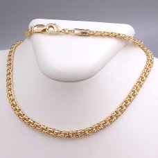 Ланцюжок XР. Мед. золото 18К. Довжина: 50 см. Ширина: 4 мм.