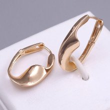 Сережки ХР. Мед. золото 18К. Довжина: 27 мм. Ширина: 18 мм.
