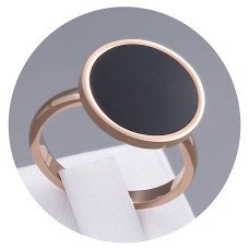 Каблучка Stainless Steel. Сталь. Під золото КО. Є: 16р 17р 18р 19р
