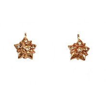  Сережки бульт з англійською застібкою. Висота сережки 1.5 см ширина 11 мм. 