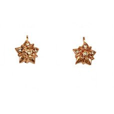  Сережки бульт з англійською застібкою. Висота сережки 1.5 см ширина 11 мм. 