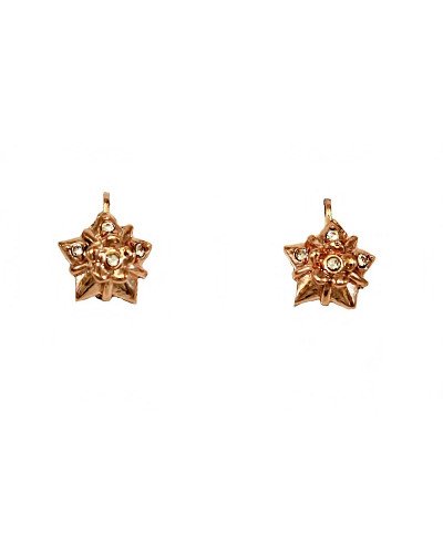  Сережки бульт з англійською застібкою. Висота сережки 1.5 см ширина 11 мм. 