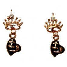  Сережки бульт з англійською застібкою. Висота сережки 2.9 см ширина 13 мм. 