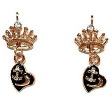  Сережки бульт з англійською застібкою. Висота сережки 2.9 см ширина 13 мм. 