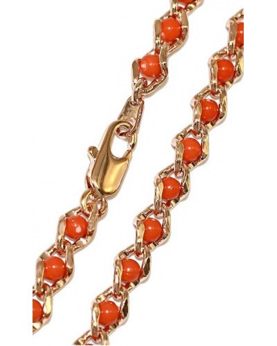 Ланцюжок XР. Позолота ЧВ. Довжина: 45 см Ширина: 5 мм Плетіння: колос