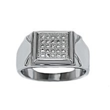 Печатка Neoglory. Родій. Камені: циркон. Є: 18р 19р