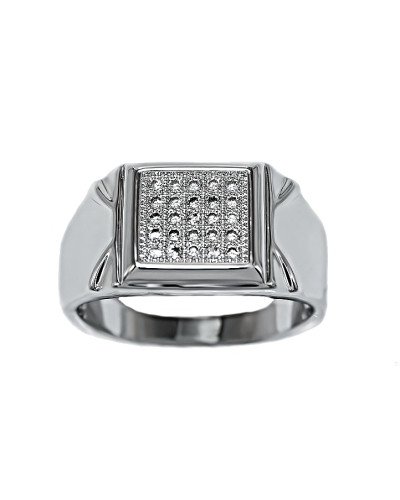 Печатка Neoglory. Родій. Камені: циркон. Є: 18р 19р