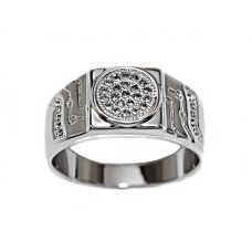 Печатка Neoglory. Родій. Камені: циркон. Є: 18р 19р