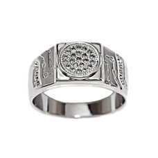 Печатка Neoglory. Родій. Камені: циркон. Є: 18р 19р
