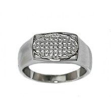Печатка Neoglory. Родій. Камені: циркон. Є: 18р 19р